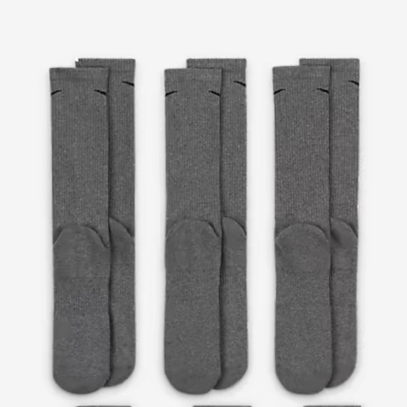 Nike Training Crew Socks (3 Pairs) Nike Everyday Cushioned - Picture 3 of 4